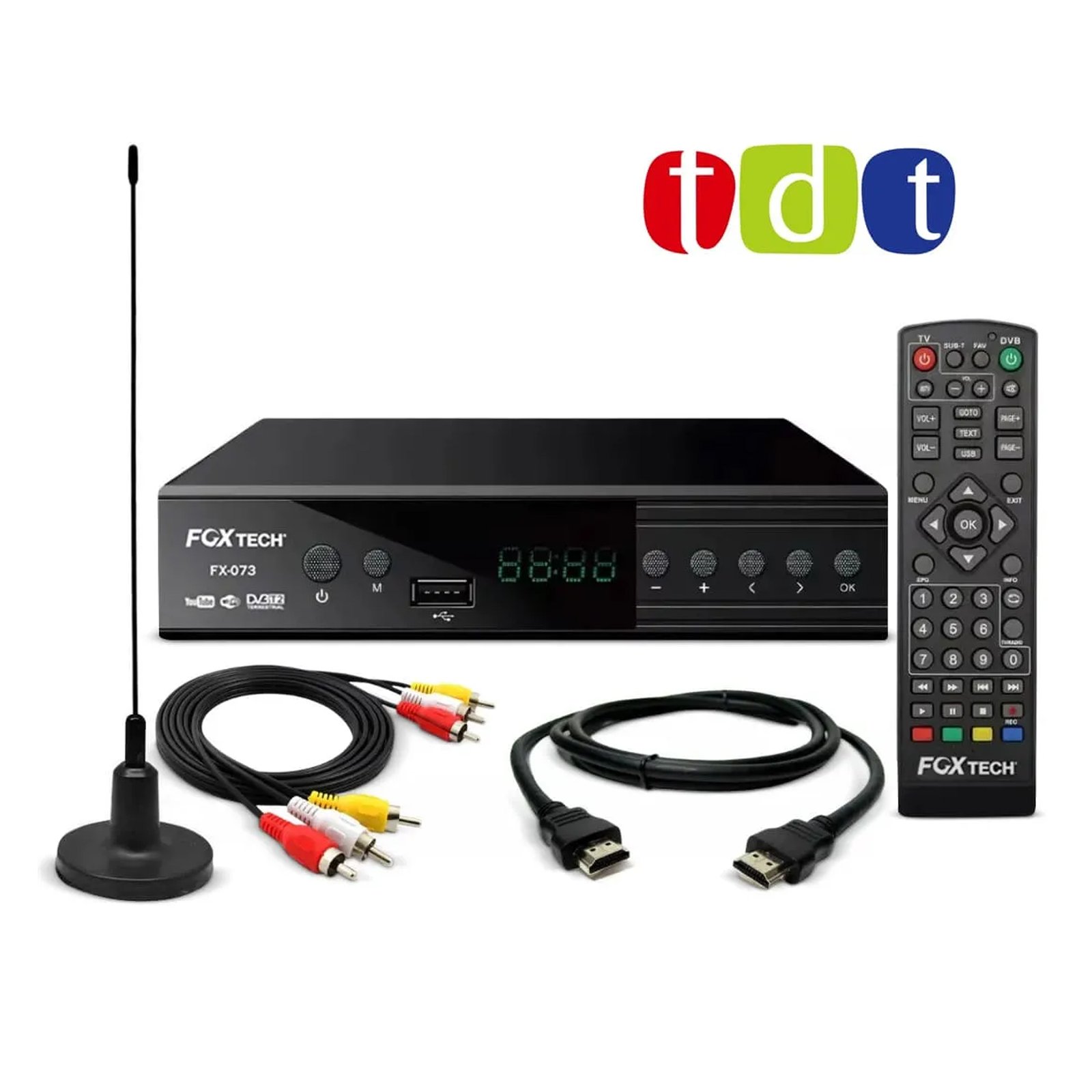 Decodificador TDT Receptor Tv Digital FX-073